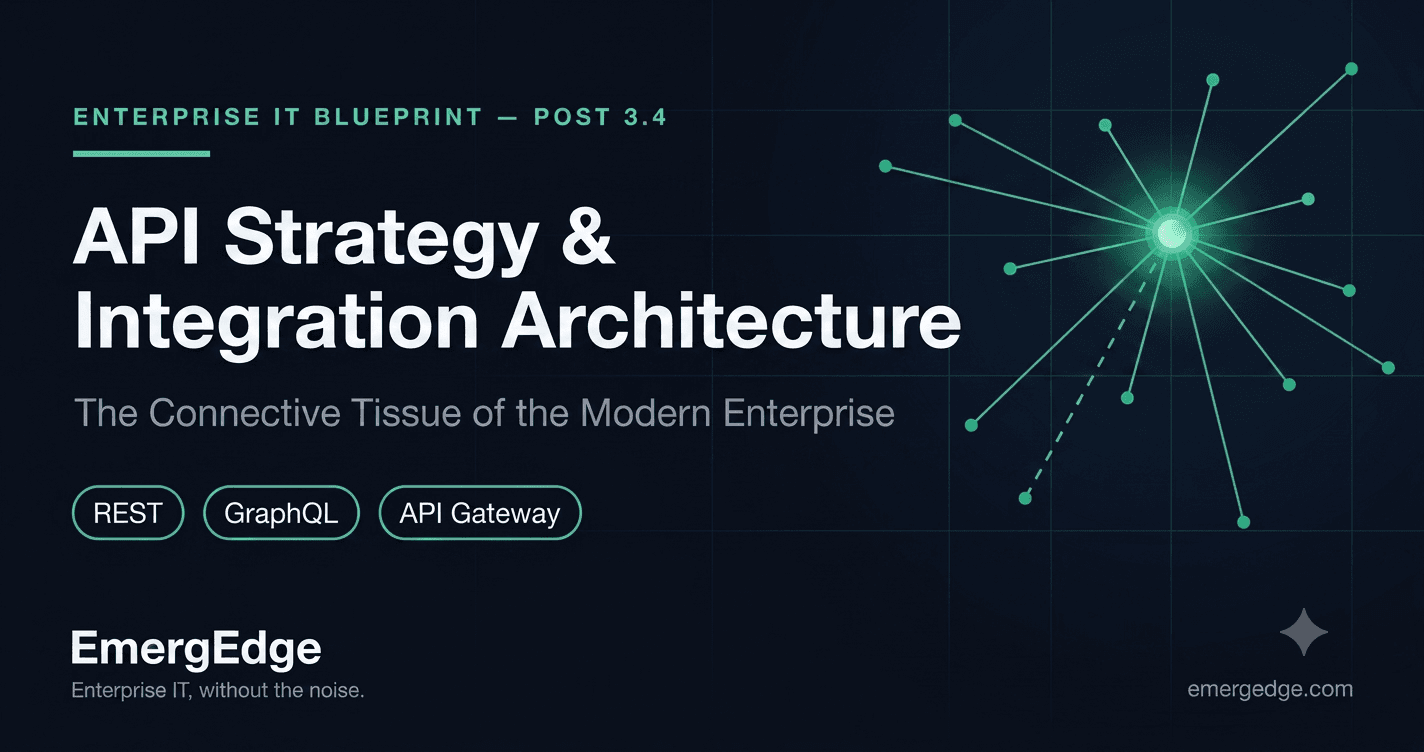 API Strategy & Integration Architecture — The Connective Tissue of the Modern Enterprise