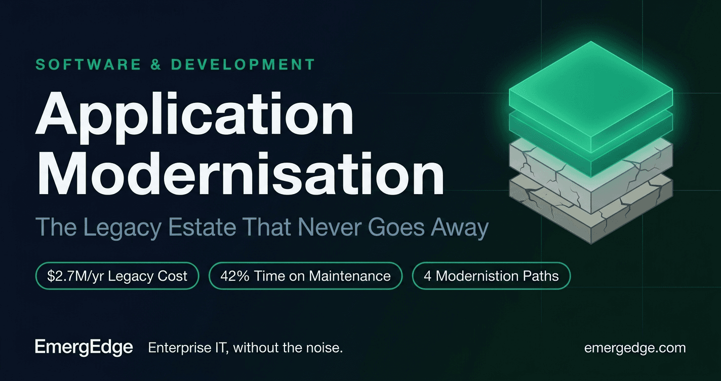 Application Modernisation — The Legacy Estate That Never Goes Away