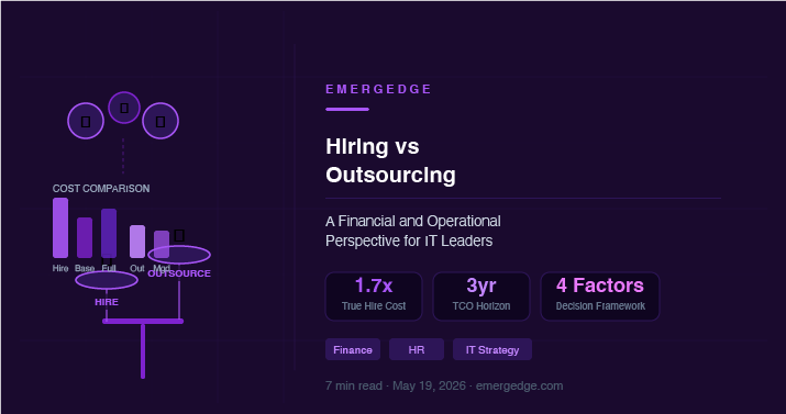 Hiring vs Outsourcing — A Financial and Operational Perspective for IT Leaders